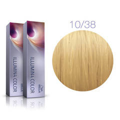 

Фарба для волосся Wella Illumina Сolor 10/38 яркий блонд золотисто-жемчужный