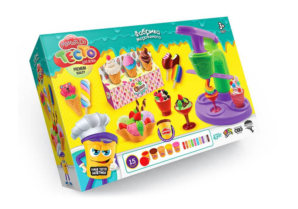 

Набор теста для лепки "Master Do" Фабрика морозива Danko Toys, Разные цвета