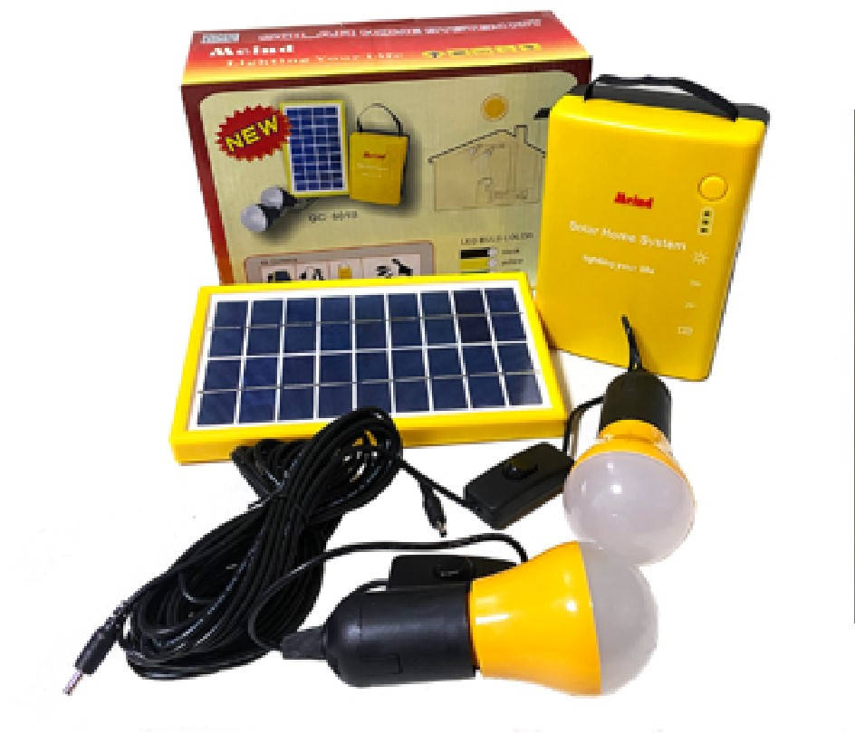 

Солнечная система с лампами и с подзарядкой телефона Solar Home System, 4500 mAh