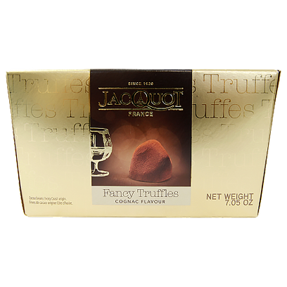 

Цукерки трюфелі Джакот з коньяком Jacouot cognac 200g 16шт/ящ (Код : 00-00006271)