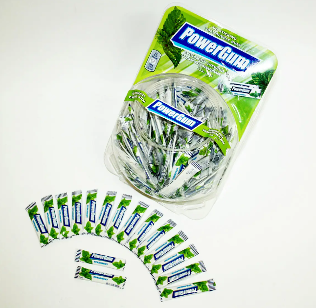 

Жувальна гумка поштучно Power Gum Повергум мятный