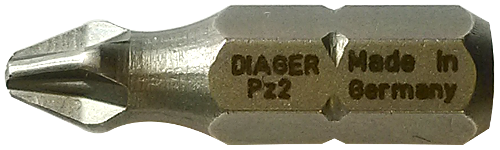 

Бита крест. PZ 3 25мм Diager. Бита крестообразная Diager [96SD0096SDPZ325000]