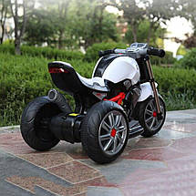 Дитячий електромобіль мотоцикл Bambi M 3639-1 (MP3, USB, мотор 25W, акум.6V5AH), фото 5