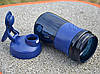 Шейкер спортивний (пляшка) BlenderBottle SportMixer Flip 20oz/590ml Navy, фото 8