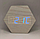 Настільний годинник VST-876 з датою та температурою (Білі з синім підсвічуванням), фото 6