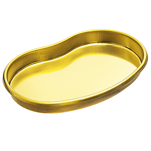 Лоток металевий ємність золота 20х12.5 см середній