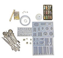 Набір форм молдів для створення кулонів із епоксидної смоли 148 предметів