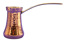 Джезва мідна zh луската 120 мл цільна турка для кави по турецьки