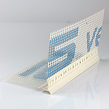 Кут з крапельником для фасаду ПВХ з сіткою Вертекс (Vertex) 2,5 метра (кріплення сітки пропаювання), фото 4