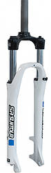 Вилка SR Suntour 27,5 SF18-XCE-DS, 1-1/8"х255мм хід: 80 мм Біла
