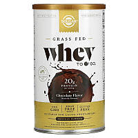 Сывороточный протеин SOLGAR, Whey To Go "Whey Protein Powder" с шоколадным вкусом (377 г)