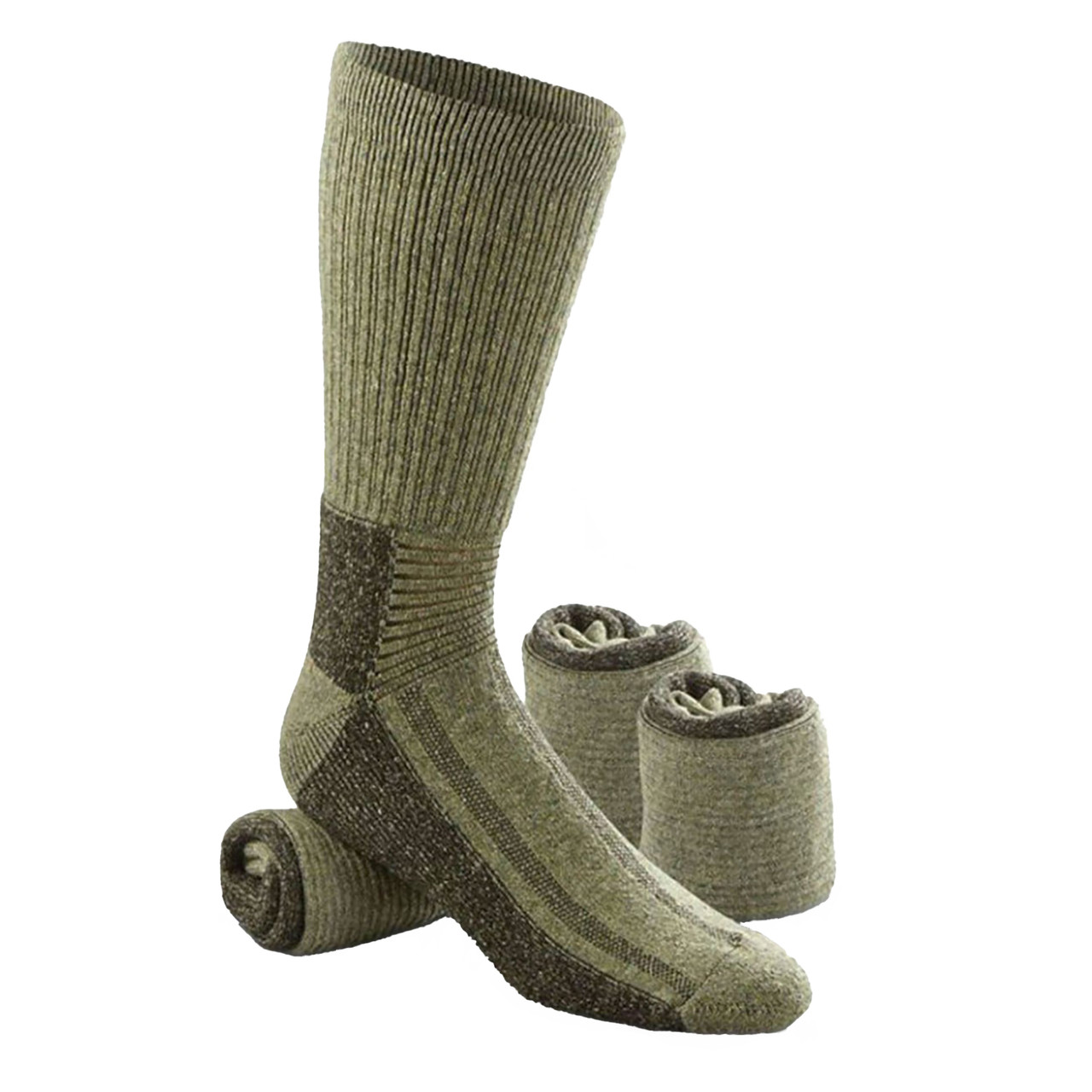 Шкарпетки шведські Mil-Tec Swedish boot socks Olive 39-42
