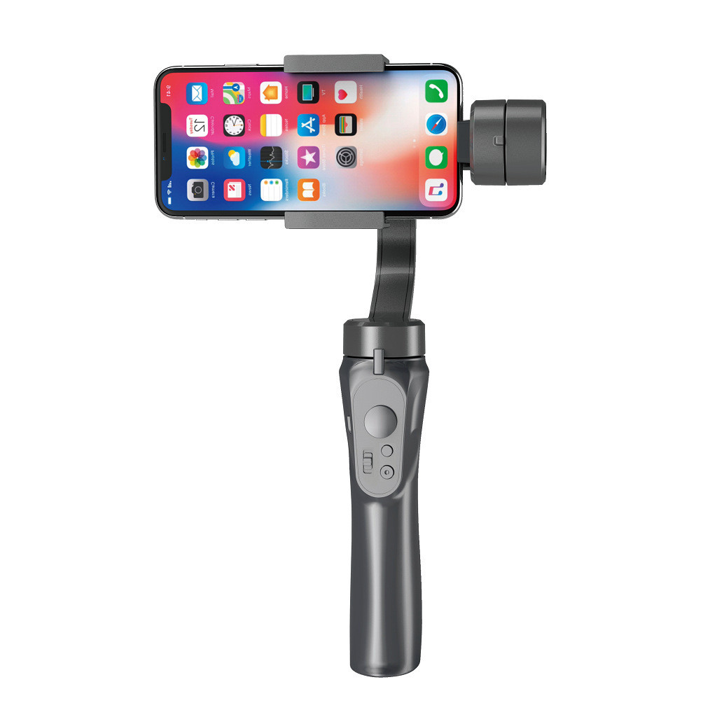 Триосьовий електронний стабілізатор стедікам ручний 3-Axis H4 Handhed Gimbal для телефону Темно-сірий (код: 3-Axis H4)