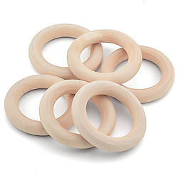 Дерев'яна основа круг-кільце 40х7 мм 10 шт.