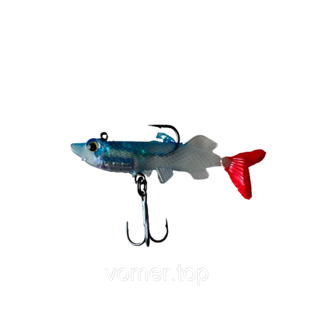 Силіконовий монтаж Lucky Bait 4.8g 5шт в упаковці 6см COL014