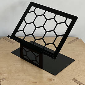 Підставка тримач для планшета металева Чорна