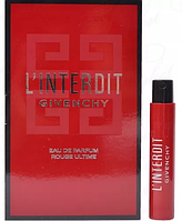 Givenchy L'Interdit Rouge Ultime Парфюмированная вода,1 мл Пробник