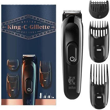 Тример для бороди Braun Gillette King C + 3 насадки 02521