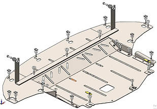 Захист двигуна Kia Ceed (з 2018---) Кольчуга