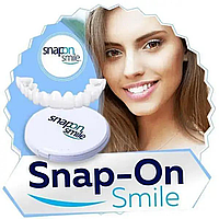 Съемные виниры для зубов Snap On Smile Универсальные виниры на зубы с кейсом Виниры на две челюсти