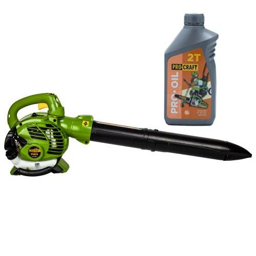 Бензиновий пилосос повітродувка Procraft PVB25 + Олива Procraft 2T 1л, фото 1