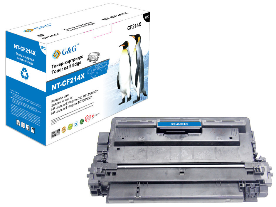 Аналог картриджа CF214X для HP LJ M725/ M712, G&G-CF214X Black