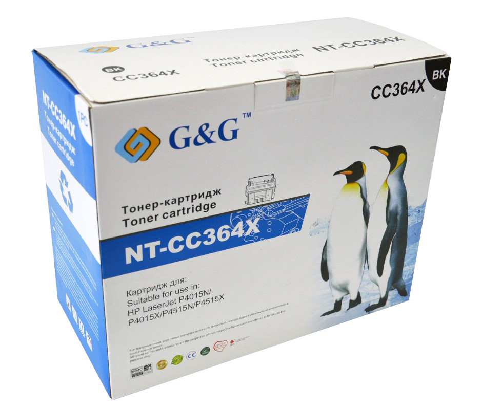 Картридж CC364A сумісний (аналог) для HP LJ P4015/ P4515 series, G&G-CC364A Black