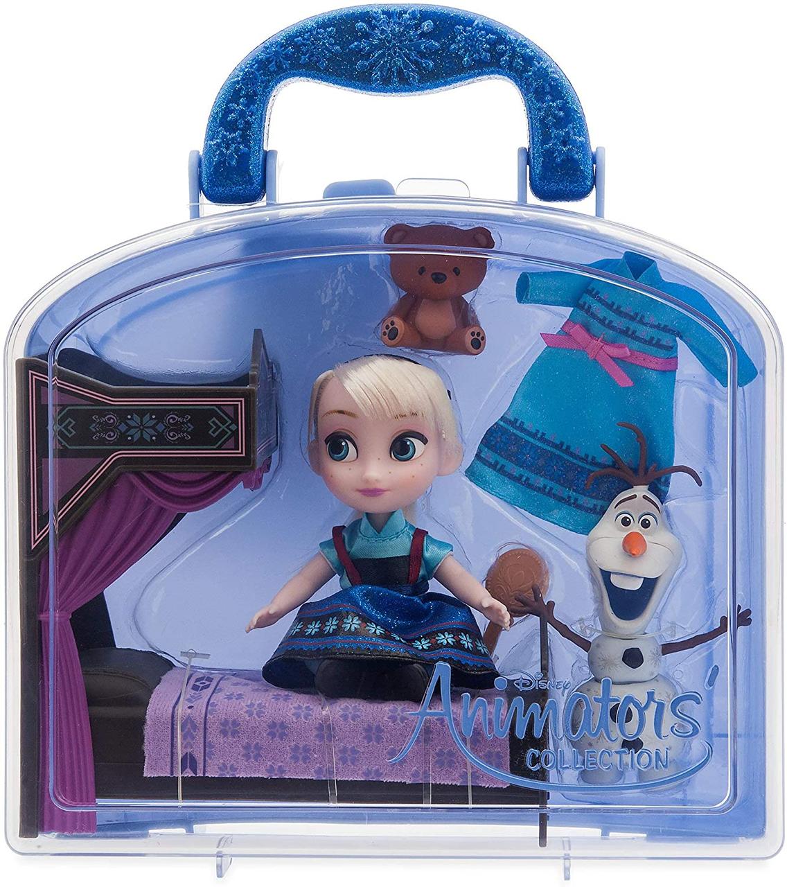 Кукла Эльза мини-аниматор с Олафом в чемоданчике с аксессуарами Disney - фото 2 - id-p1990729103