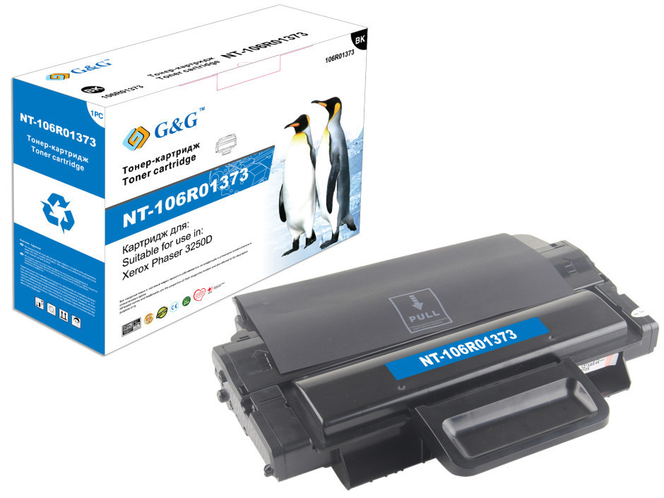 Xerox 3250 картридж сумісний, G&G-106R01373 black