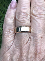 Кольцо Обручальное позолоченное 873п, 15.5 размер