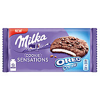 Печиво Milka Oreo Cookie Sensations Oreo Creme, 156 г.