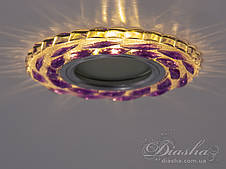 Світильник з вбудованим світлодіодним підсвічуванням 10x0.8 см, фото 2