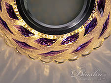 Світильник з вбудованим світлодіодним підсвічуванням 10x0.8 см, фото 3