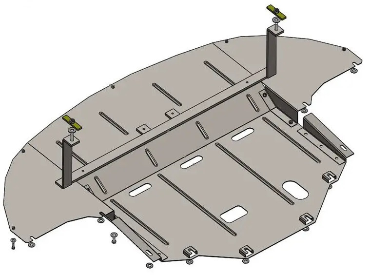 Захист двигуна Kia Optima (з 2015--) Кольчуга, фото 1