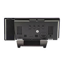 Годинник мережевий VST-896-4, зелений з проекцією, USB, фото 4