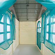 Ігровий будиночок із шторками DOLONI 02550/15 | Пластиковий будиночок для дітей, фото 4