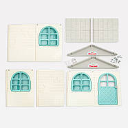 Ігровий будиночок із шторками DOLONI 02550/15 | Пластиковий будиночок для дітей, фото 5