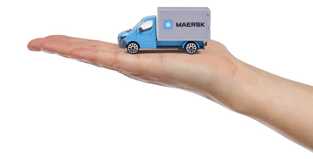 Набір металевих машинок Majorette Majorette MAERSK Логістика 4 шт (2057290)
