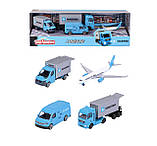 Набір металевих машинок Majorette MAERSK Логістика 4 шт (2057290), фото 8