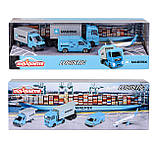 Набір металевих машинок Majorette MAERSK Логістика 4 шт (2057290), фото 7
