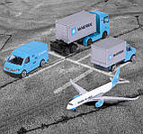 Набір металевих машинок Majorette MAERSK Логістика 4 шт (2057290), фото 9