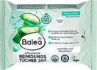 Balea Abschminktücher erfrischend 3in1 Освежающие влажные салфетки для снятия макияжа 3 в 1 25 шт.