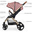 Коляска дитяча El Camino ME 1053G DYNAMIC PRO Special Pink, рожевий, фото 4