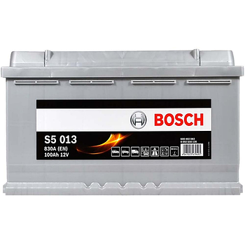 Автомобільний акумулятор BOSCH S5 100Ah 830A R+ (S50 130) (L5)