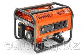 Генератор HUSqvarna G 3200P 230V 3.0 kW бензин, однофазний, ручний стартер.