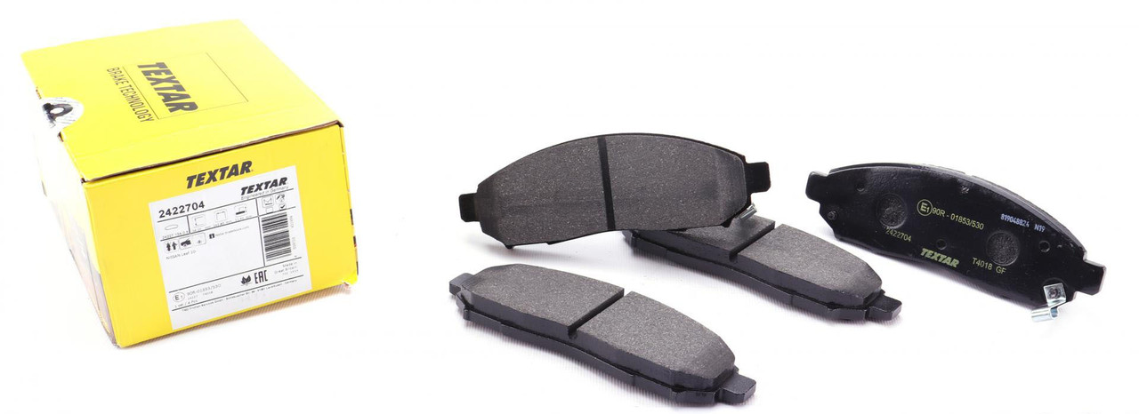 Textar 2422704 Колодки гальмівні передні Nissan Navara Np300, Pathfinder III, Navara, Serena, Xterra, Nv200, Nv200 / Evalia