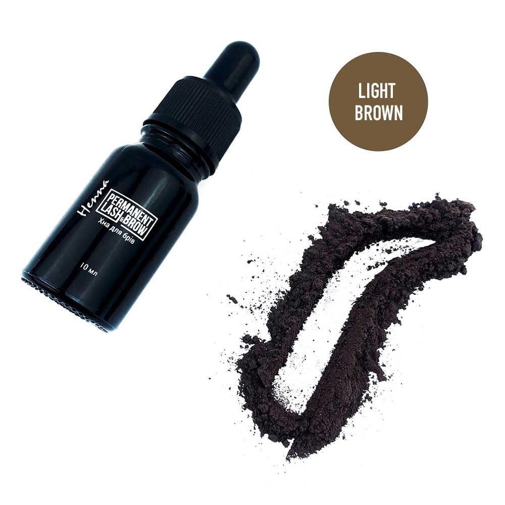 Хна Permanent lash&brow №1 світло-коричнева, 10 гр