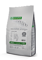 Корм для мелких собак с белой шерстью Nature's Protection обработанный белок насекомых 1.5 кг