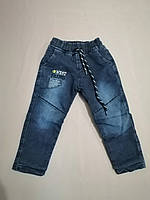 Теплі джинси на травці для хлопчика 3, 4, 5, 6, 7 років