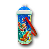 Новорічний тубус під цукерки середній "Снігуронька" Ø 87 h 205 мм новорічна упаковка, упаковка для подарунків